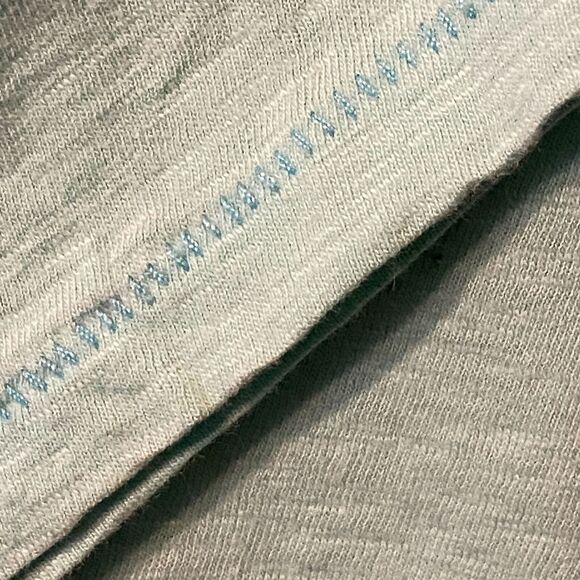 American Eagle Outfitters Top M Single Stitch Flocked Lettering Thrashed Grunge - Picture 6 of 11